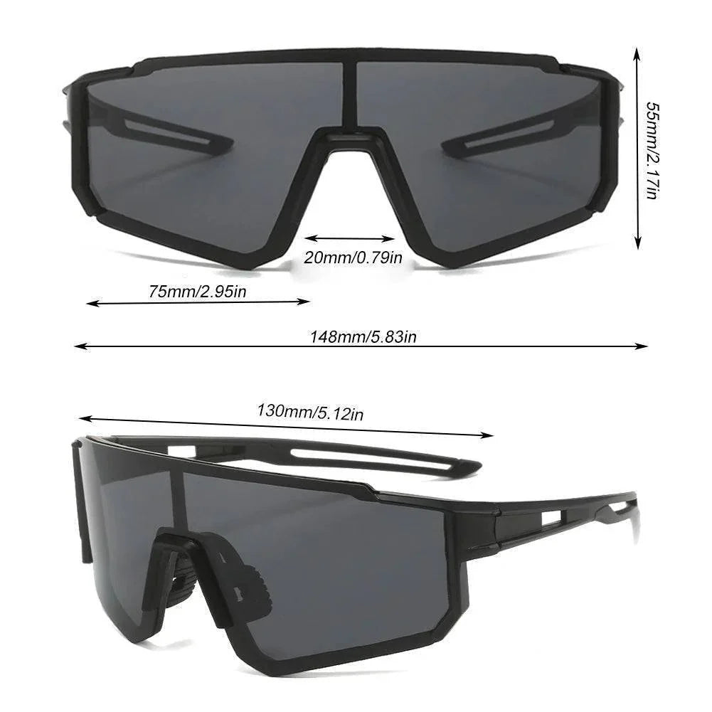 UV400 Sports Sunglasses for Cycling - Polarized Eyewear for Outdoors