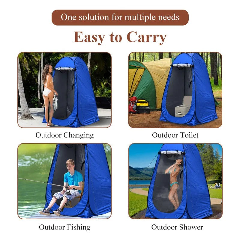 Portable Shower Tent for Camping – Pop-Up Privacy Shelter