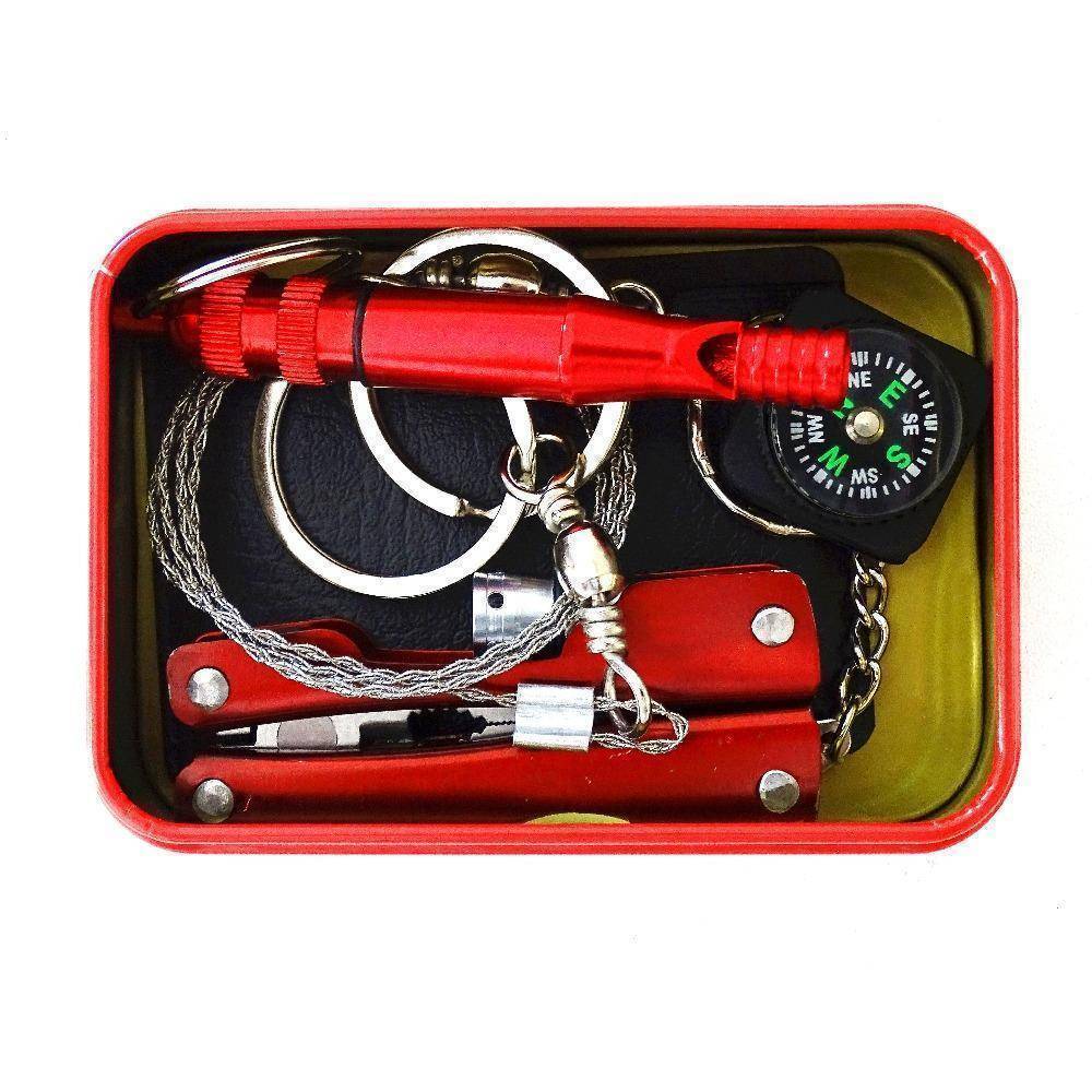 5-in-1 Survival Tool Kit for Emergency Situations - Portable