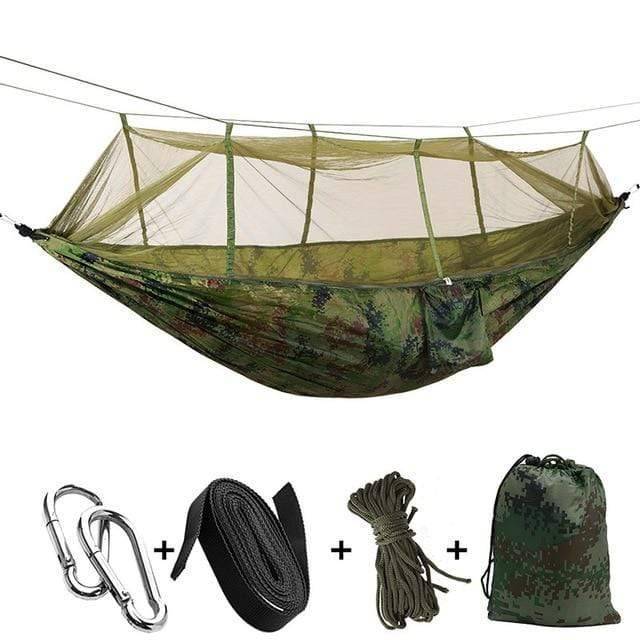 Camping Hammock with Mosquito Net for Outdoor Use – Portable Design