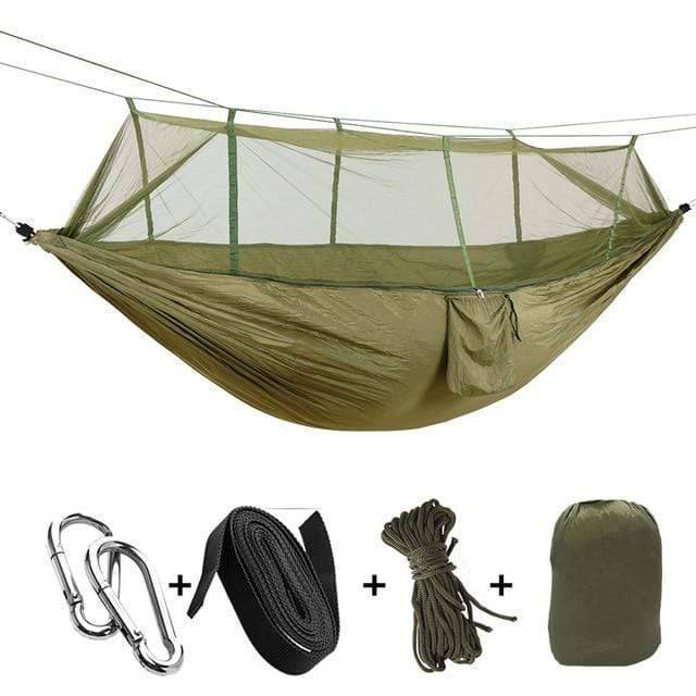 Camping Hammock with Mosquito Net for Outdoor Use – Portable Design