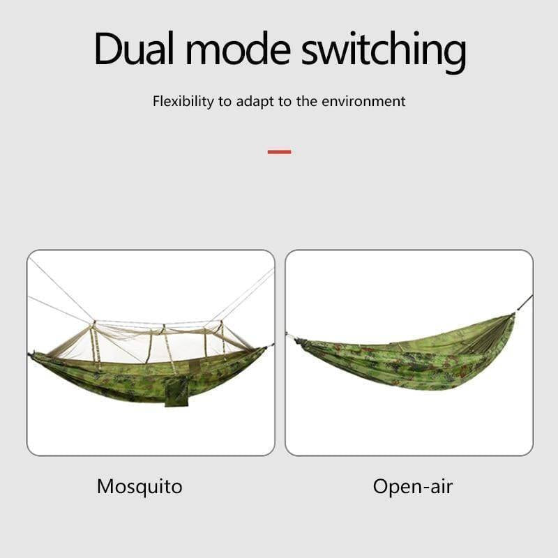 Camping Hammock with Mosquito Net for Outdoor Use – Portable Design