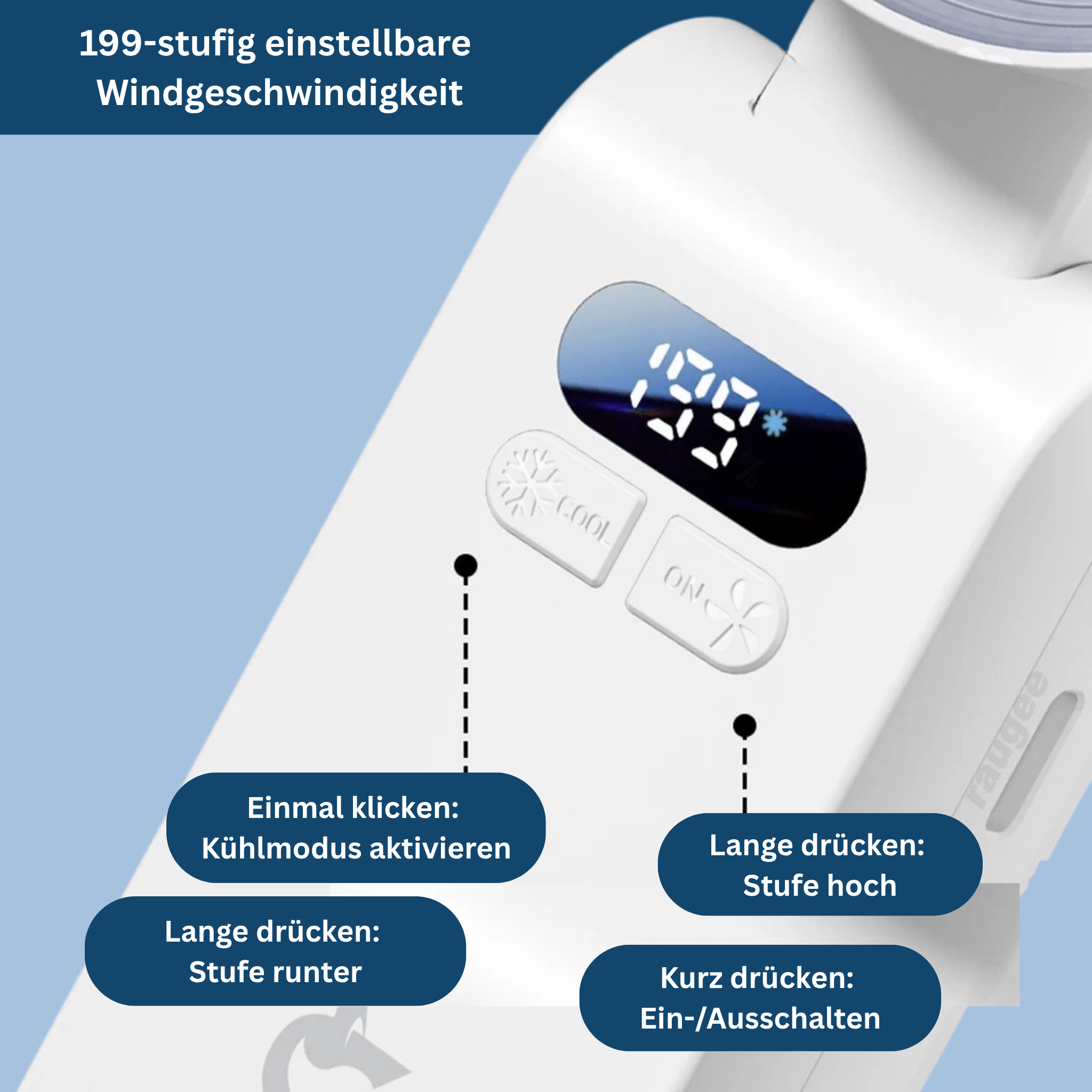Compact Rechargeable Hand Fan