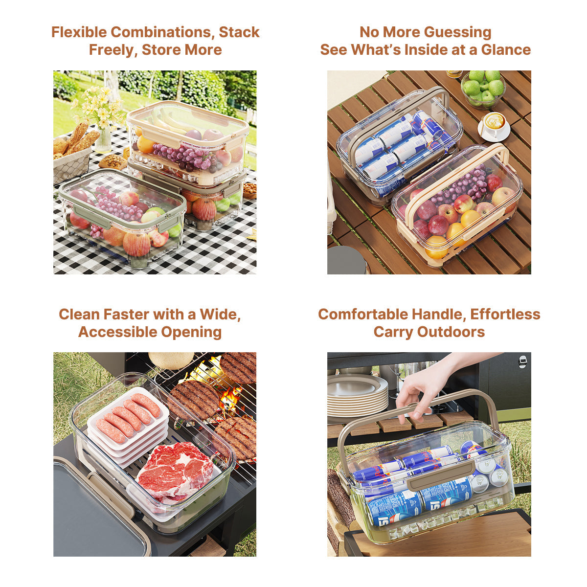 Compact Food Storage Container – Leak-Resistant Design