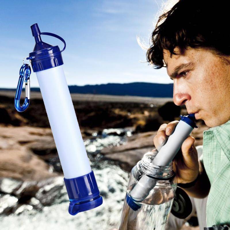 Water Filter Straw for Outdoor Survival and Emergency Use
