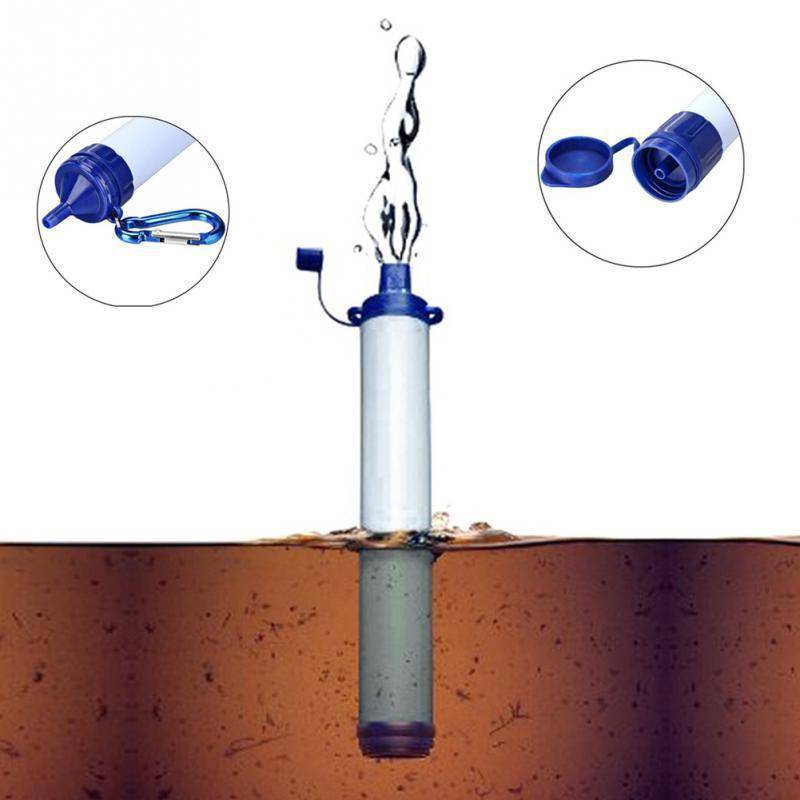 Water Filter Straw for Outdoor Survival and Emergency Use