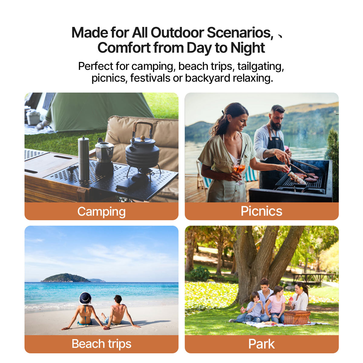Portable Reclining Chair for Outdoor Use
