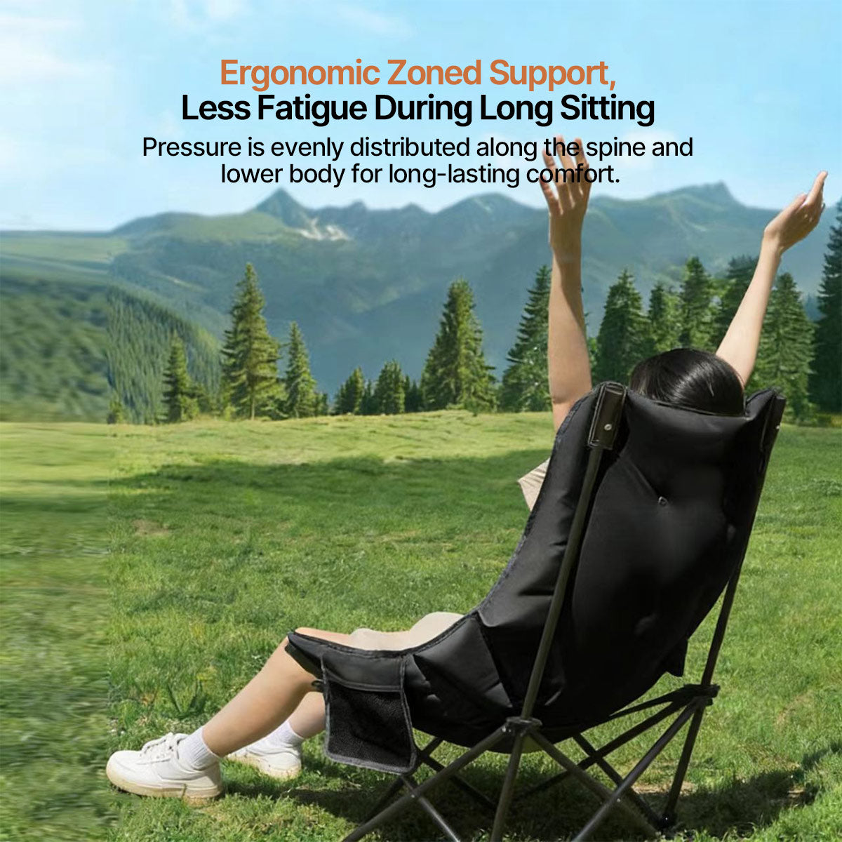 Portable Reclining Chair for Outdoor Use
