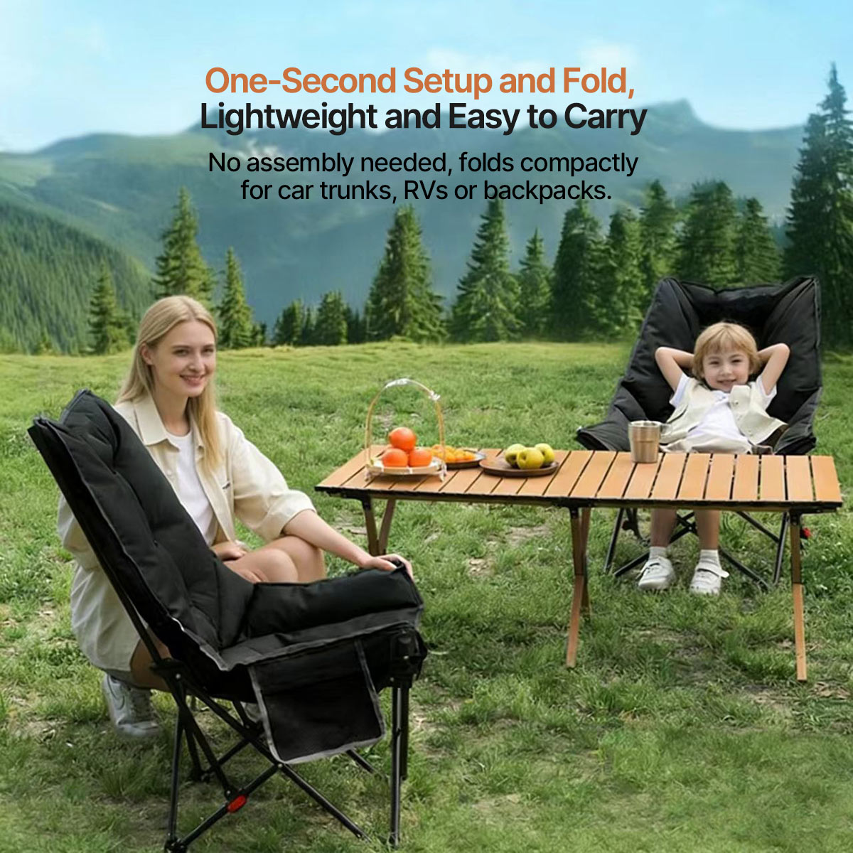 Portable Reclining Chair for Outdoor Use