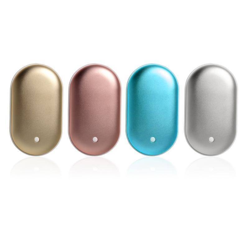 Portable Electric Hand Warmer with Rechargeable Power Bank