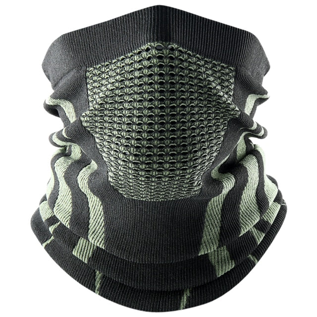 Warm and Versatile Neck Gaiter - Reversible Design