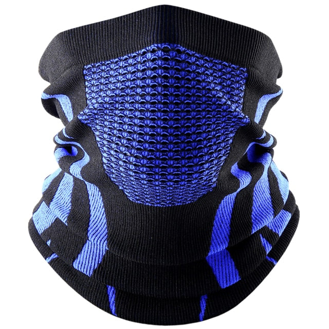 Warm and Versatile Neck Gaiter - Reversible Design