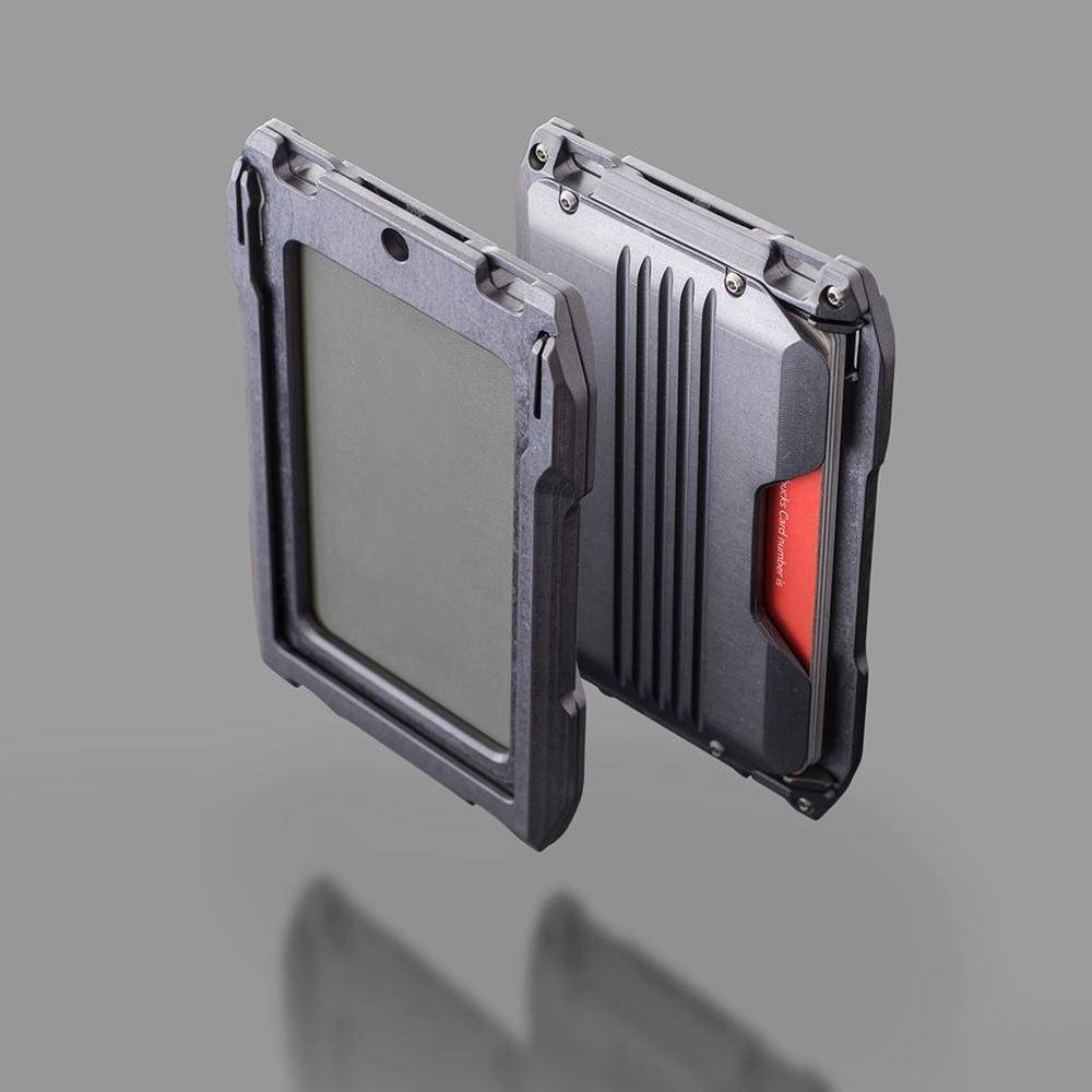 Slim Metal Wallet with RFID Protection for Cards