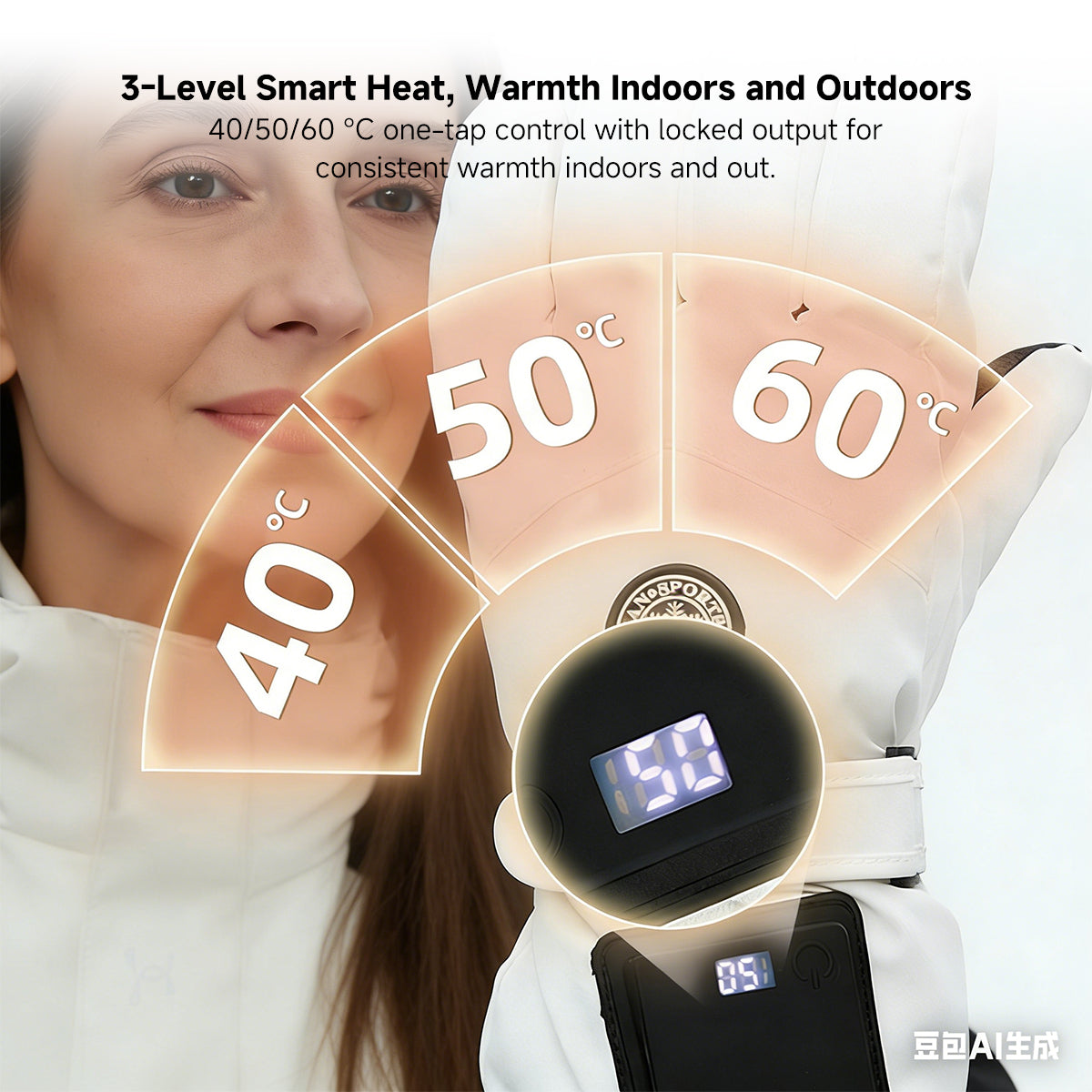 Winter Activity Heated Smart Gloves