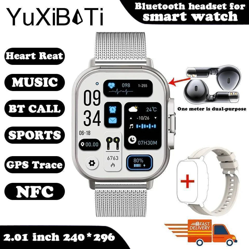 Wireless Earbuds Integrated into Smartwatch