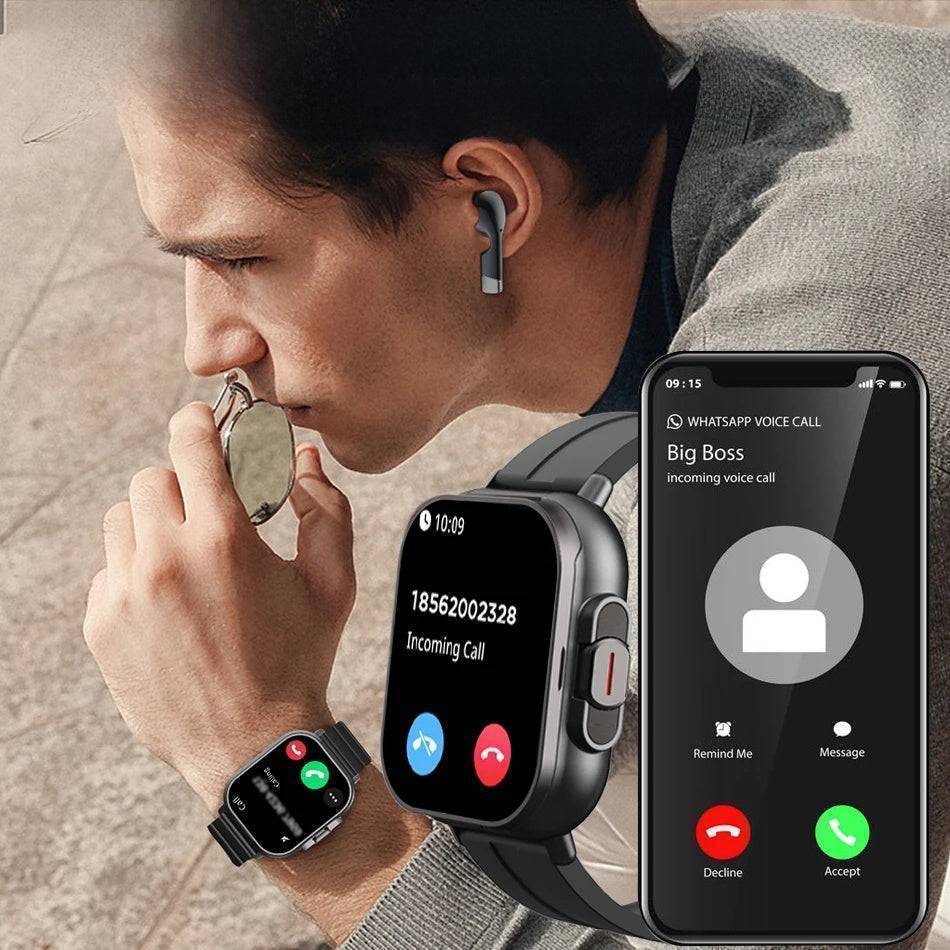 Wireless Earbuds Integrated into Smartwatch
