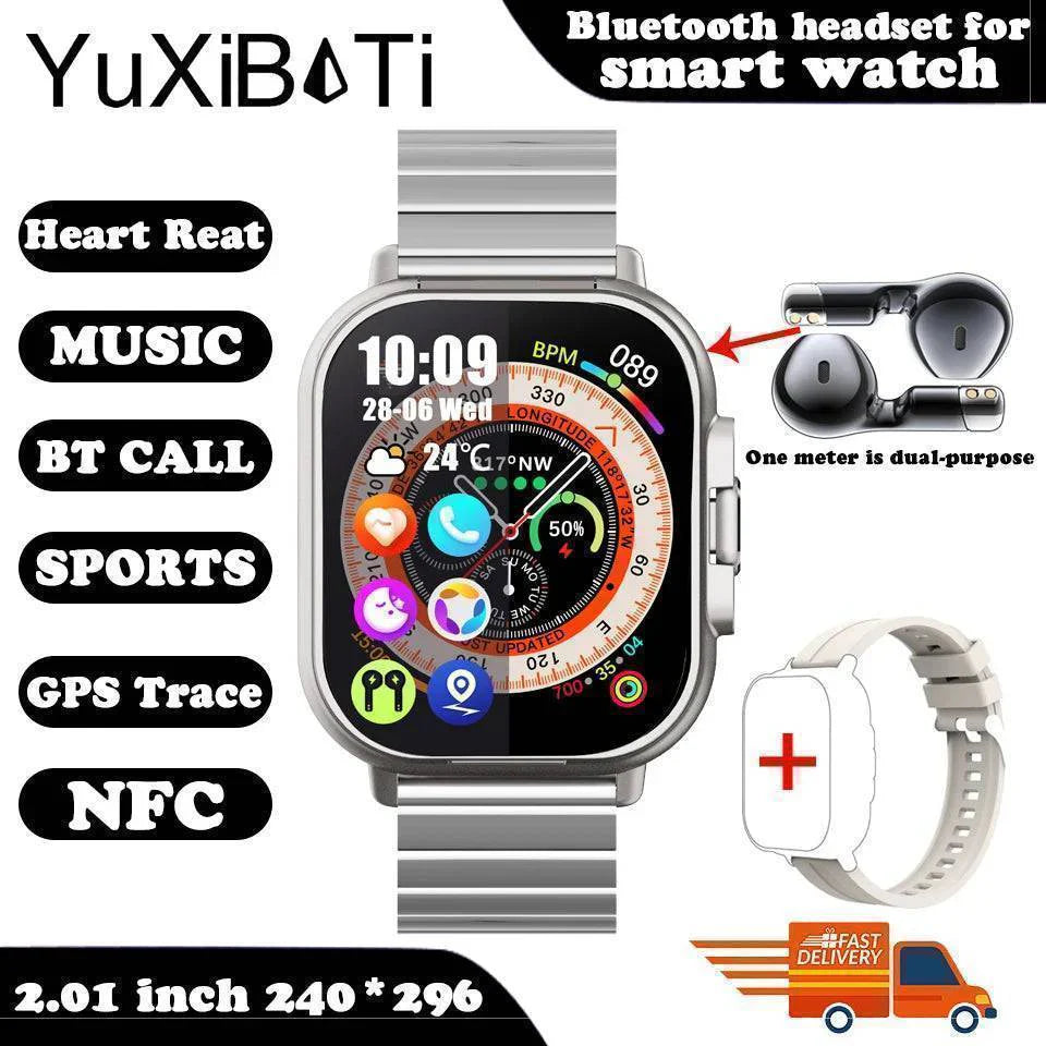 Wireless Earbuds Integrated into Smartwatch