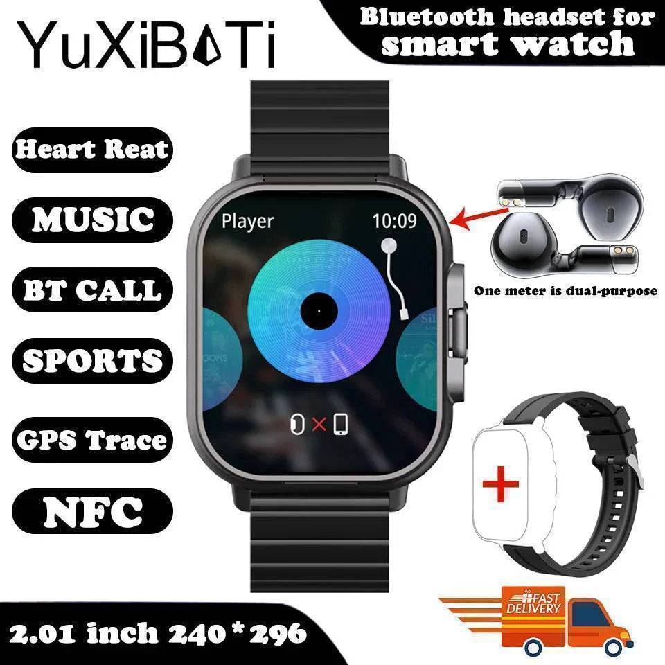 Wireless Earbuds Integrated into Smartwatch