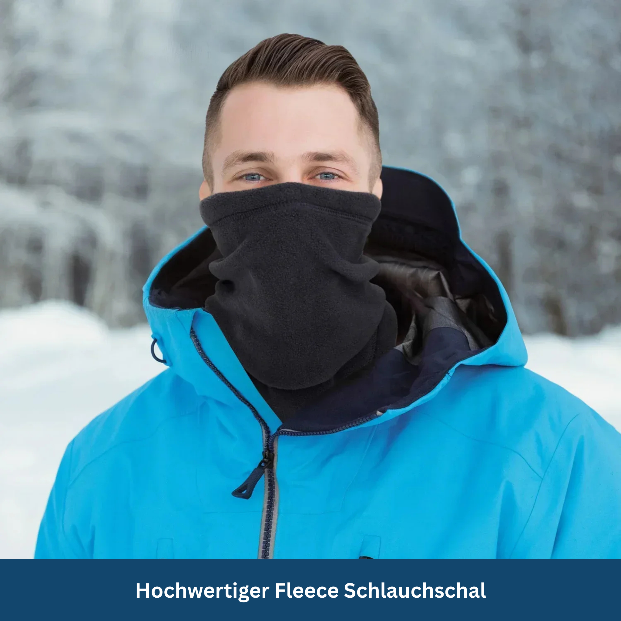 Winter Neck Warmer Made of Soft Fleece
