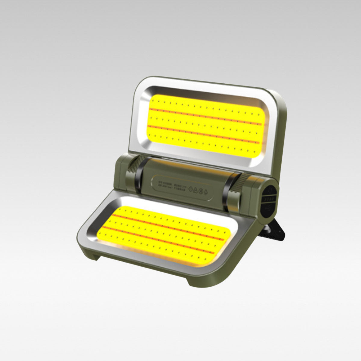 Rechargeable Flood Light with Solar Power and USB Charging