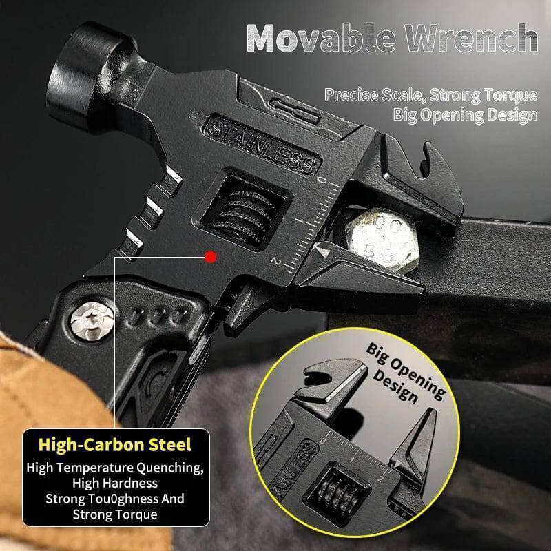 Versatile Outdoor Wrench Tool made of Stainless Steel