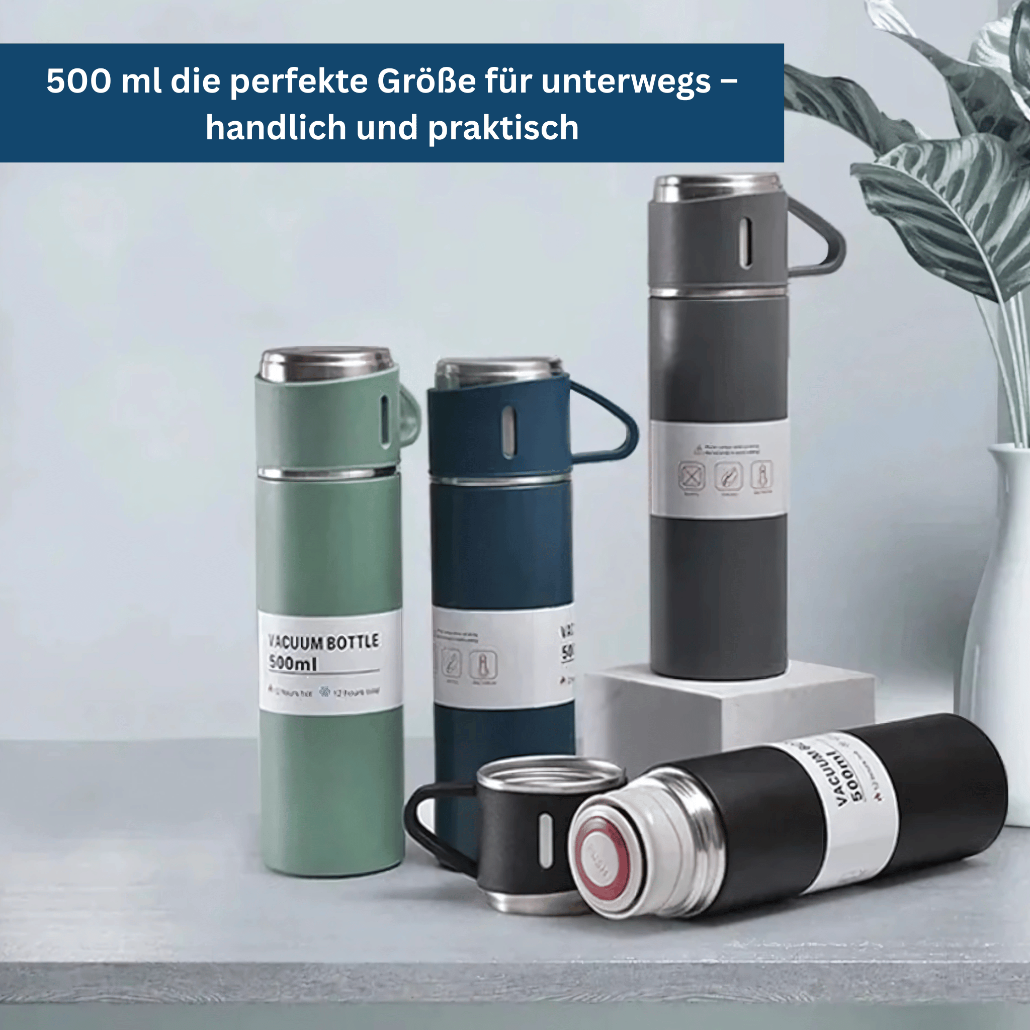 Thermal Flask with Vacuum Insulation – Stainless Steel Water Bottle