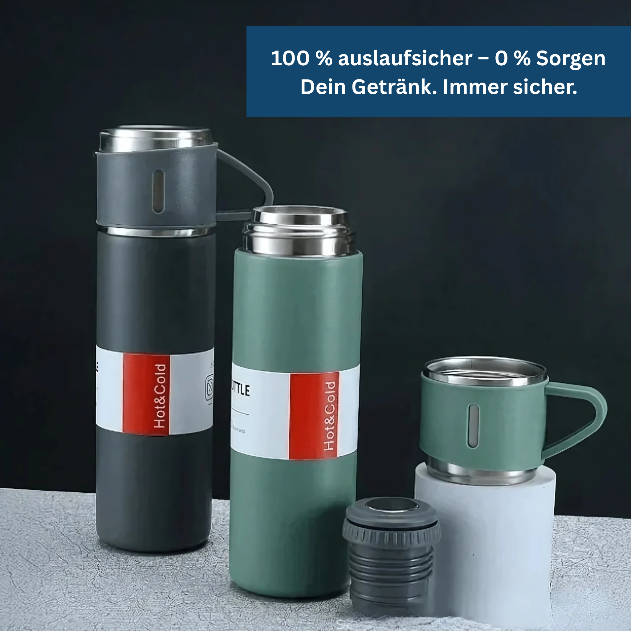 Thermal Flask with Vacuum Insulation – Stainless Steel Water Bottle