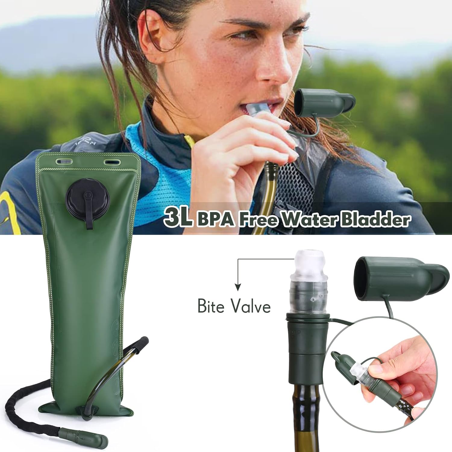 3L Bladder Tactical Water Reservoir Backpack
