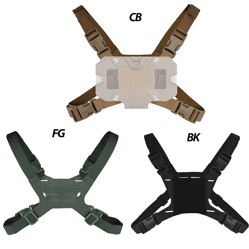 Chest Mount for Phones – Tactical MOLLE Folding Holder