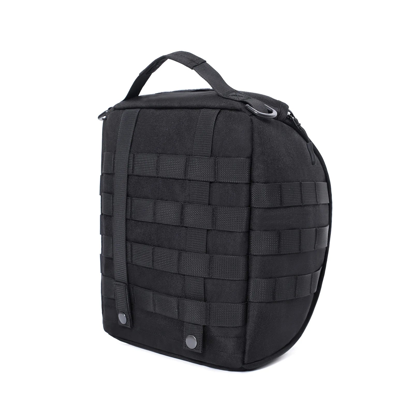 Military-Style Helmet Carrier with MOLLE System