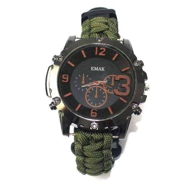 Survival Watch with Paracord – 10 Functions Tactical Gear