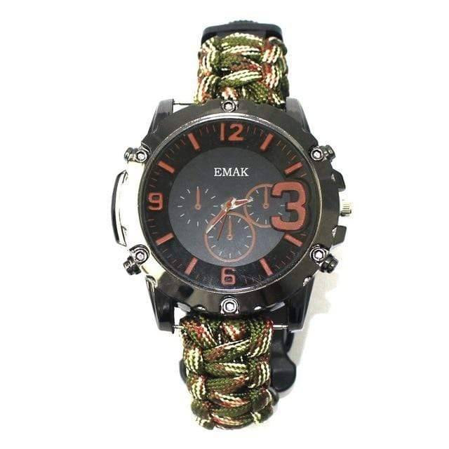 Survival Watch with Paracord – 10 Functions Tactical Gear