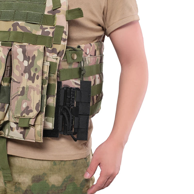 Quick Release Buckle System for Tactical MOLLE Gear