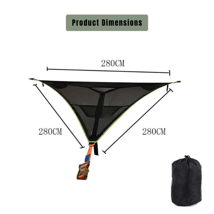 Outdoor Relaxation Triangle Mesh Hammock for Camping