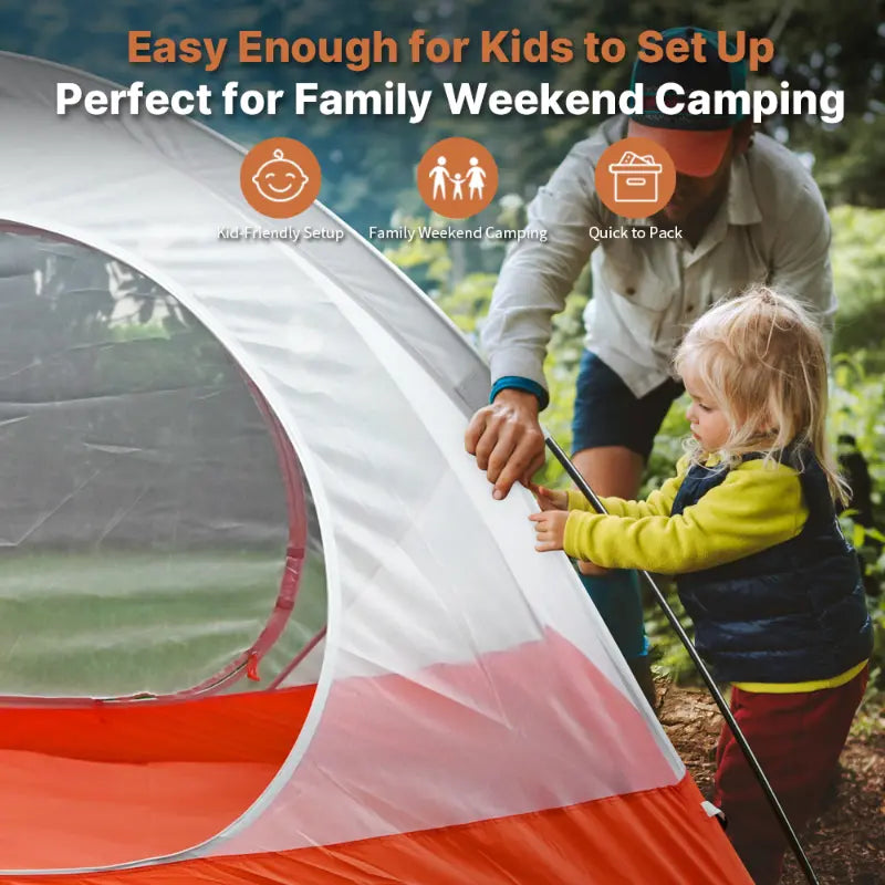 Waterproof Camping Tent for 1-2 Persons – Ultralight Design