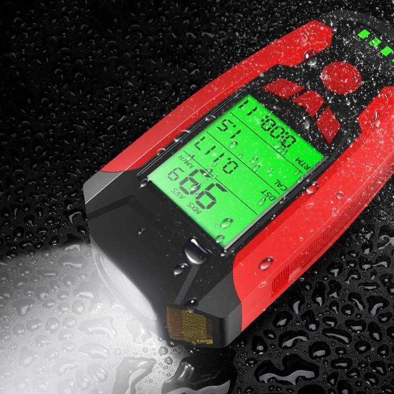 Rechargeable Cycling Light with Horn – 3-in-1 USB Design
