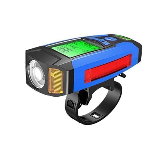 Rechargeable Cycling Light with Horn – 3-in-1 USB Design