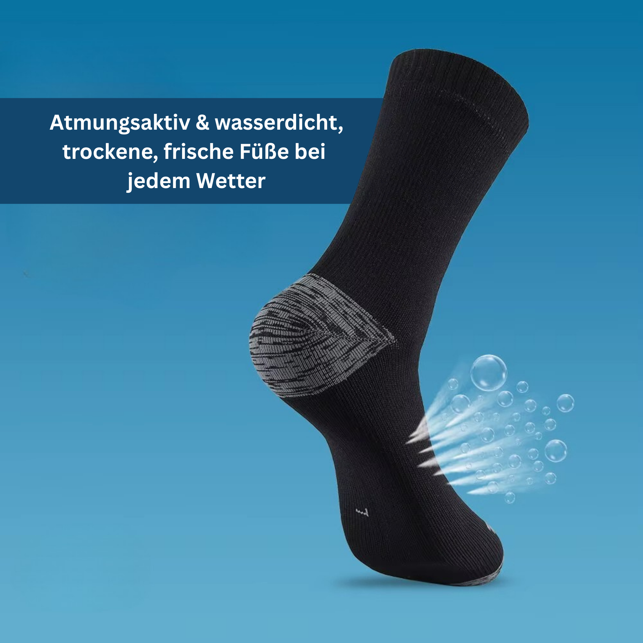 Outdoor Socks with Breathable Waterproof Fabric