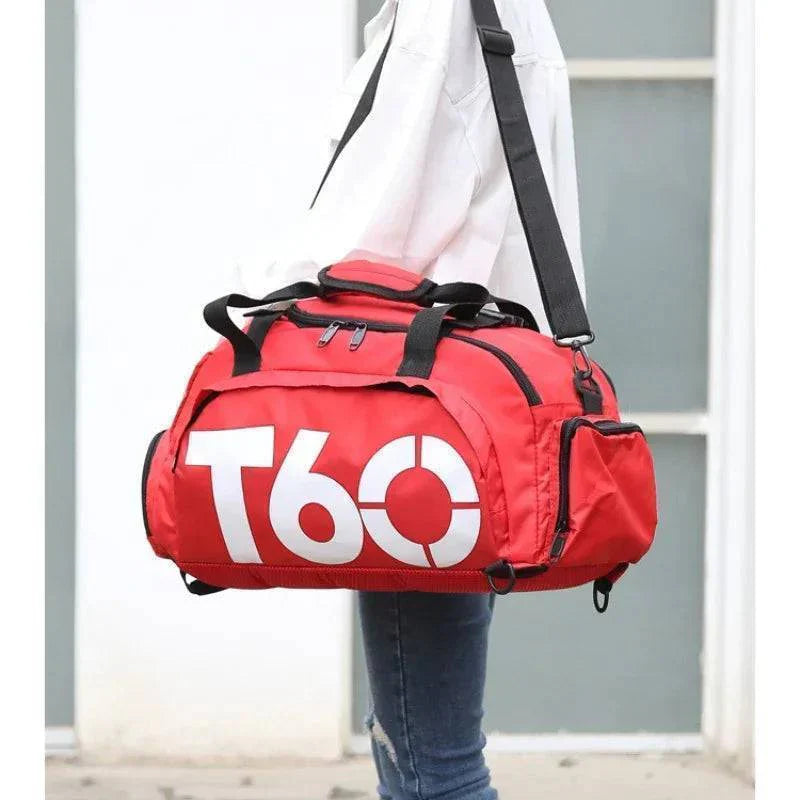 Travel Handbag and Gym Sports Bag - Waterproof and Versatile
