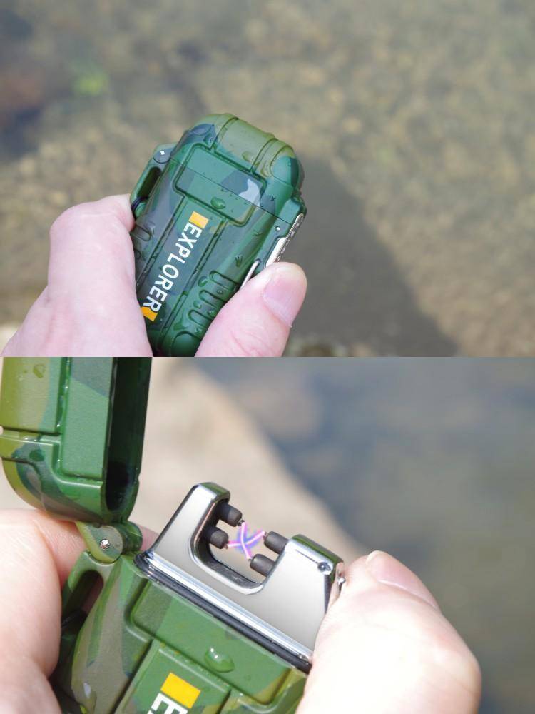USB Rechargeable Plasma Lighter - Waterproof Design