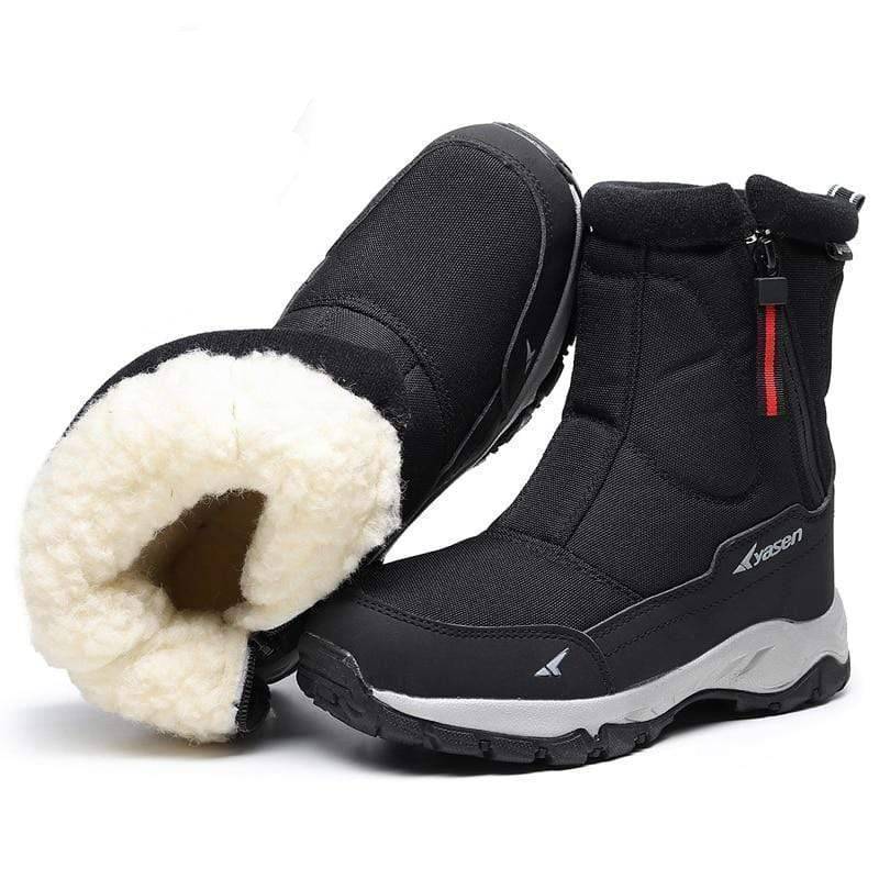 Winter Snow Boots with Waterproof Plush Lining