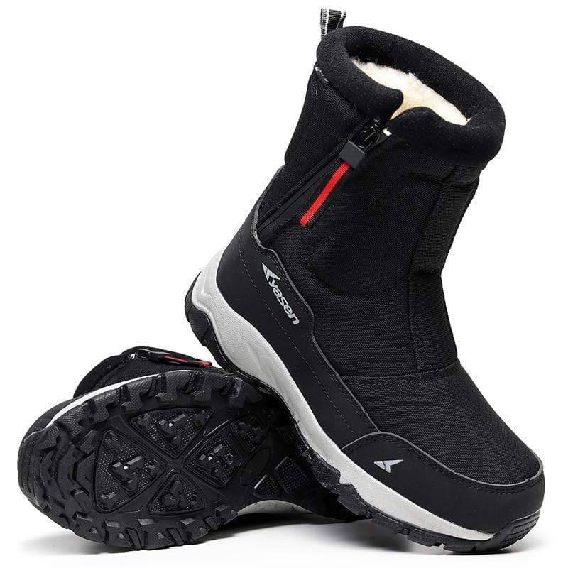 Winter Snow Boots with Waterproof Plush Lining