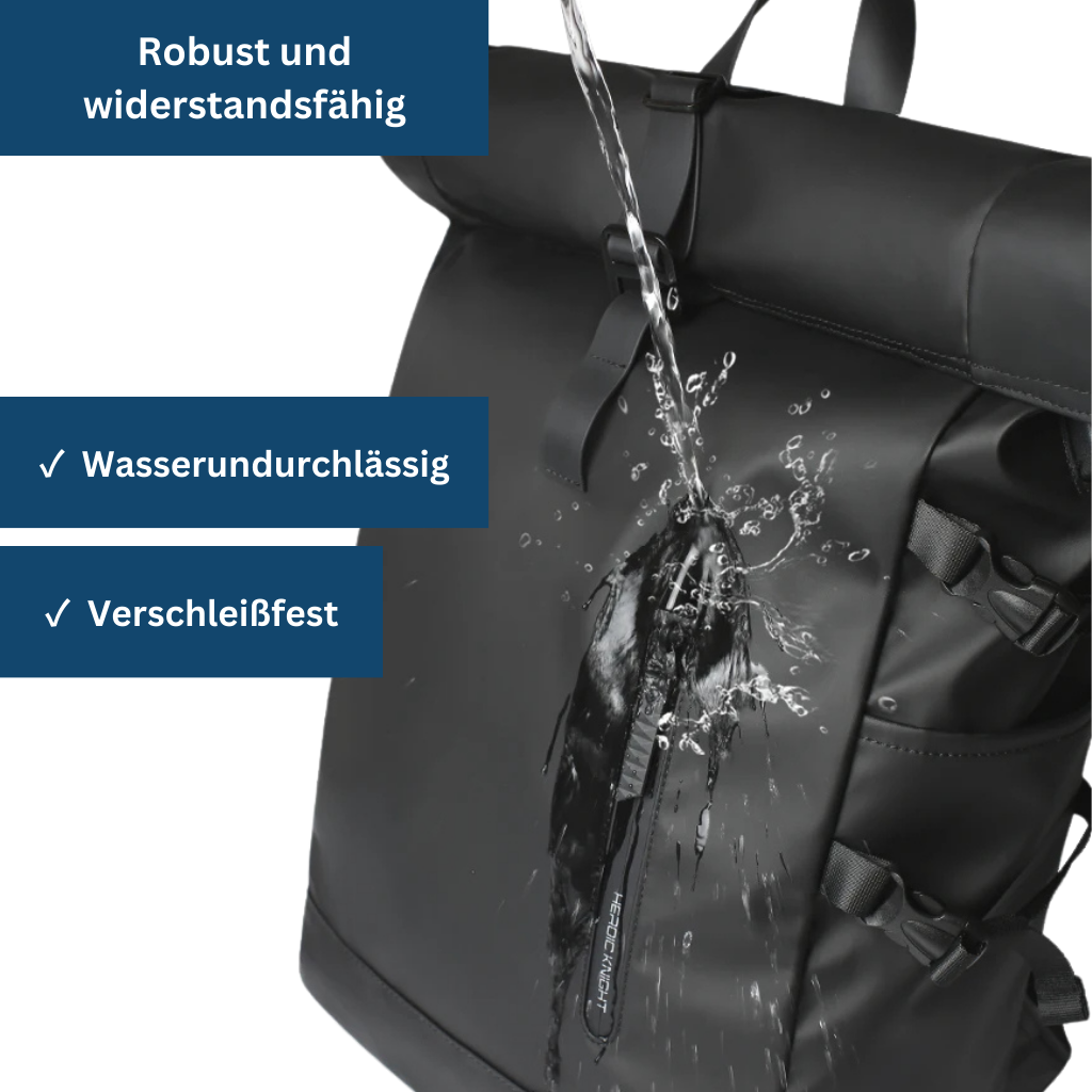 Rolltop Backpack with Waterproof Design