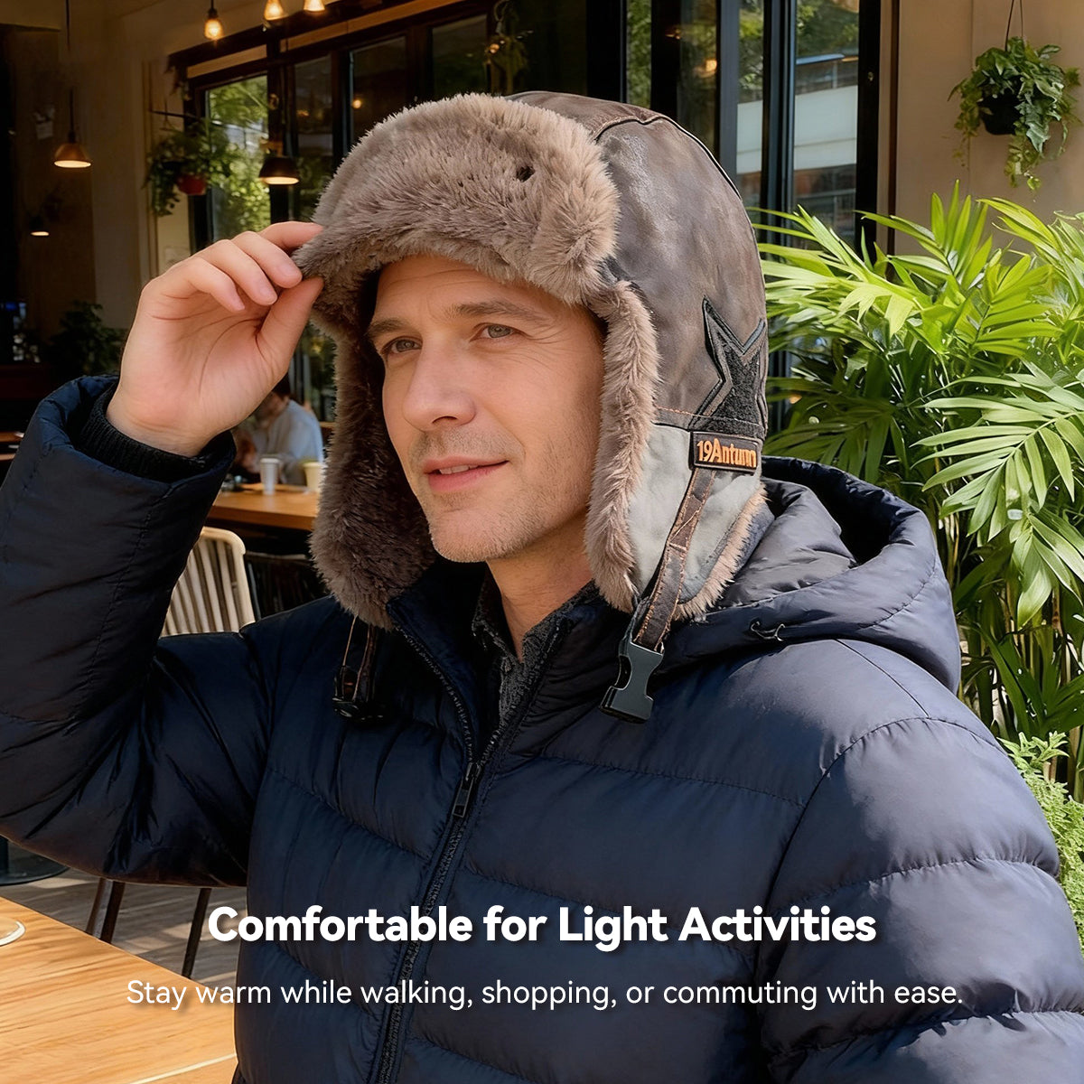 Ear Flap Trapper Hat for Winter Warmth