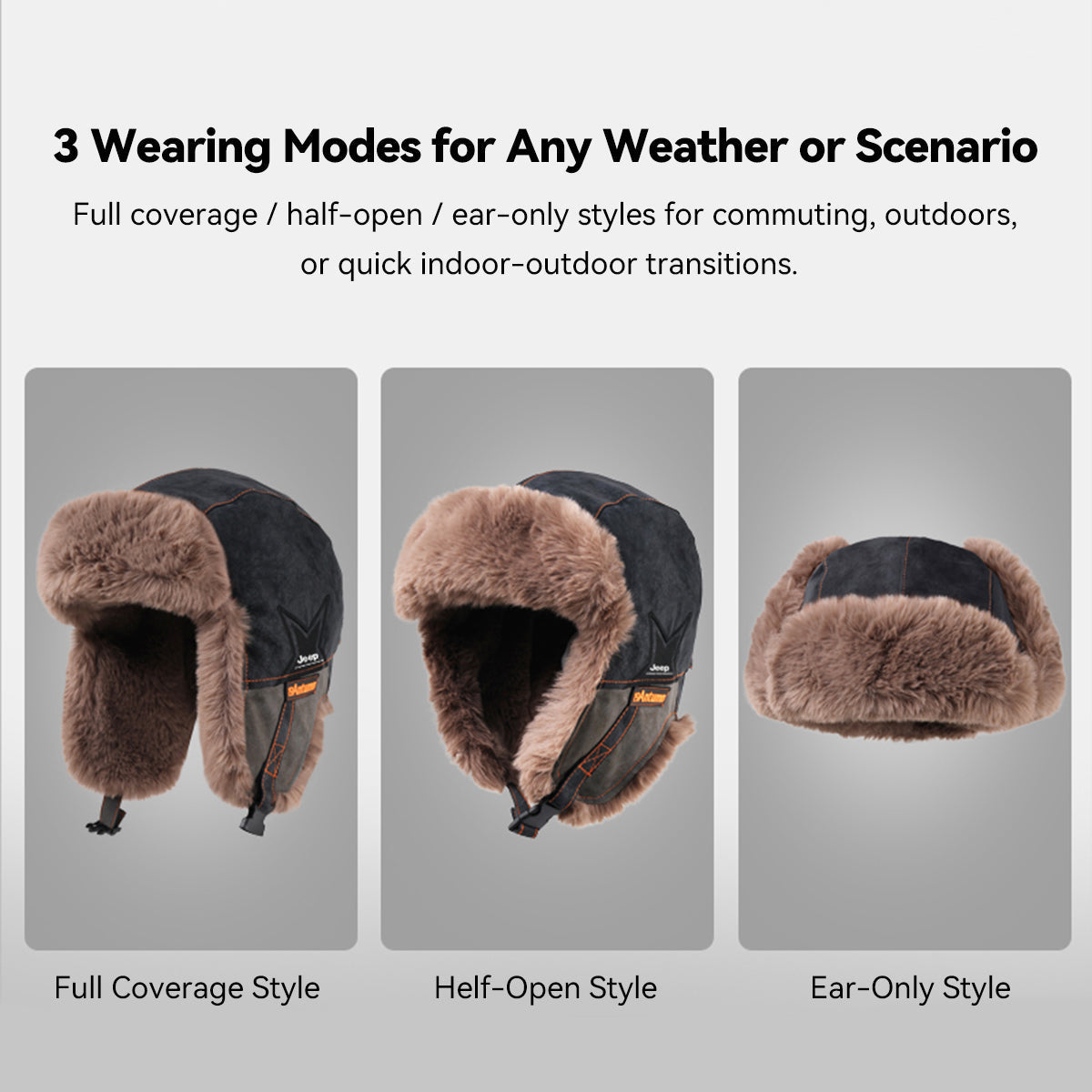 Ear Flap Trapper Hat for Winter Warmth