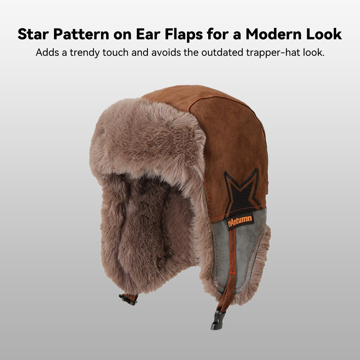 Ear Flap Trapper Hat for Winter Warmth