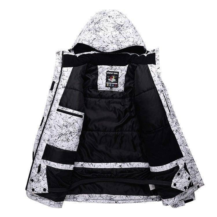 Waterproof Ski Suit with Hood for Winter Warmth