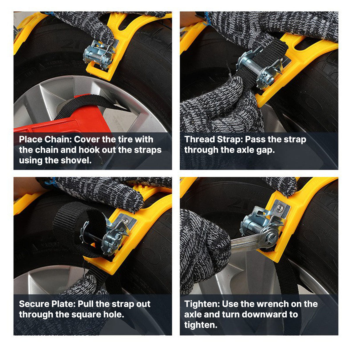Winter Driving Snow Chains for All Vehicles