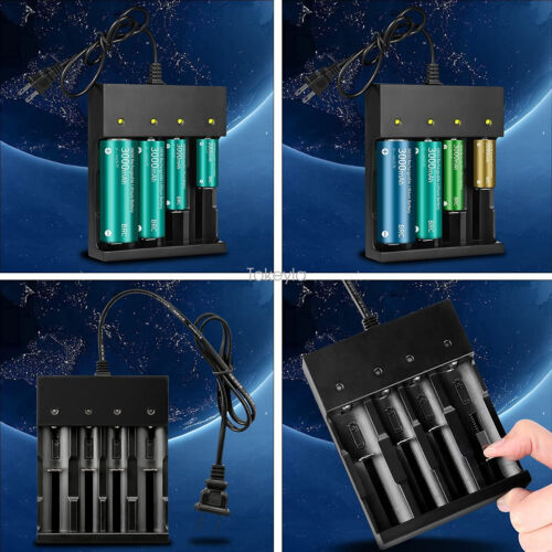 Smart Universal Charger for Li-ion 18650 and 26650 Batteries