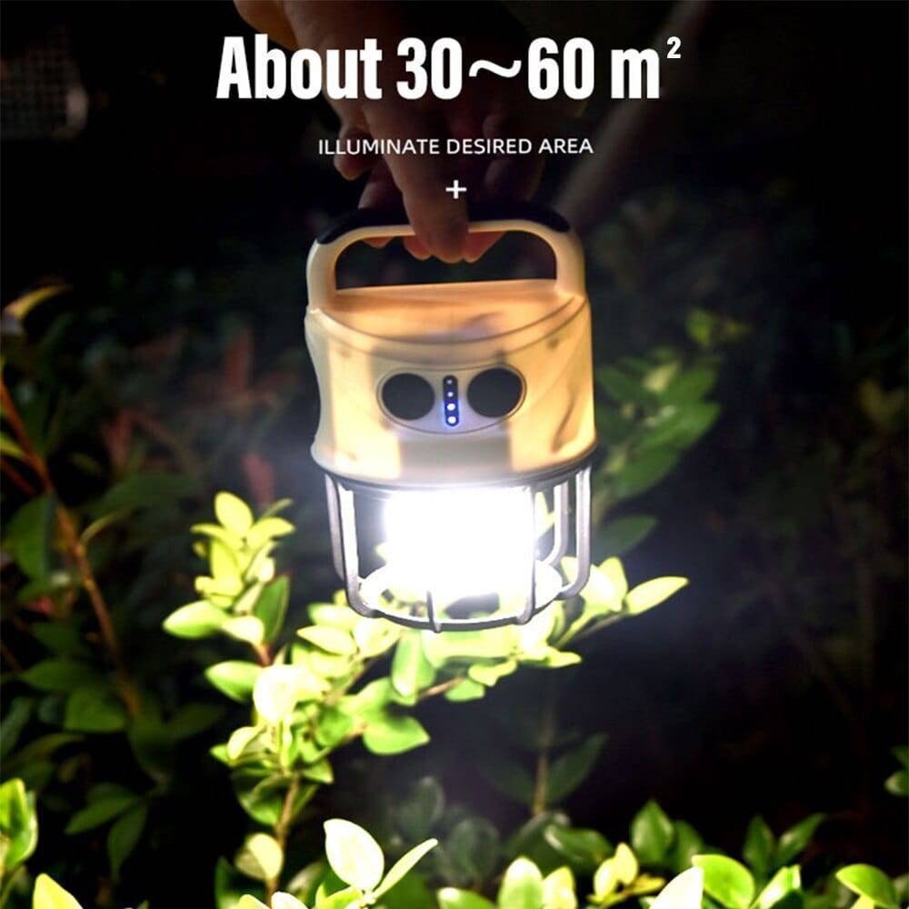 Rechargeable Lantern and Flashlight for Camping with USB Charging